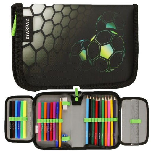 Picture of Starpak Football Pencil Case with accessories